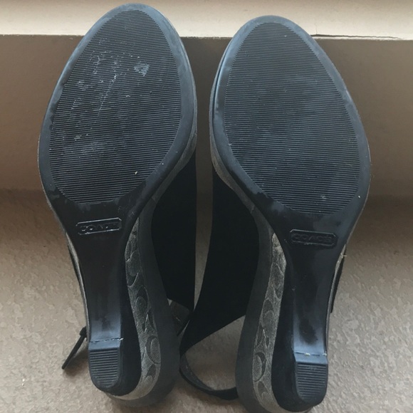 Coach Wedges in multi color( Gray,Black,Silver)♥️ - Picture 7 of 7